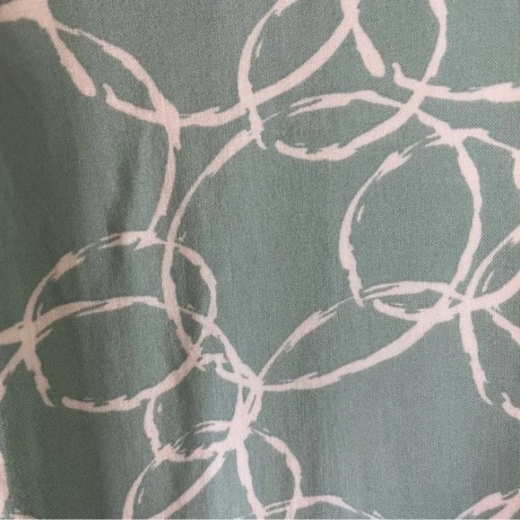 Carve Designs | Aqua Blue V-Neck Pintuck Flutter Sleeve Dress, Size 12 - Picture 2 of 6